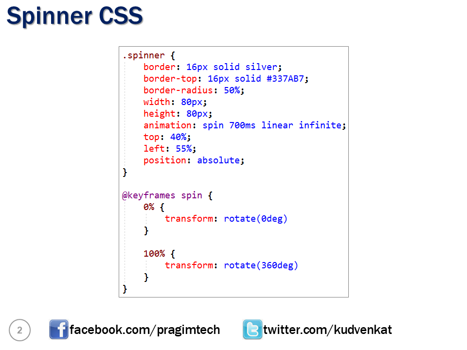 blazor loading spinner css